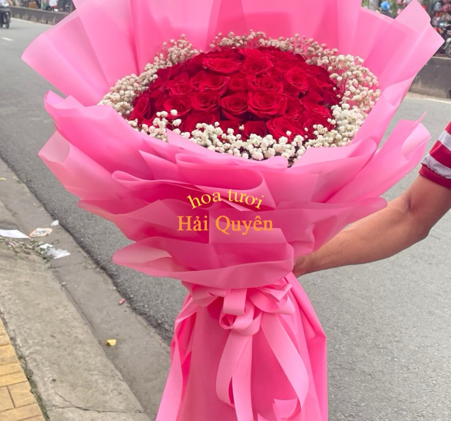 HOA HỒNG ĐỎ 66 BÔNG